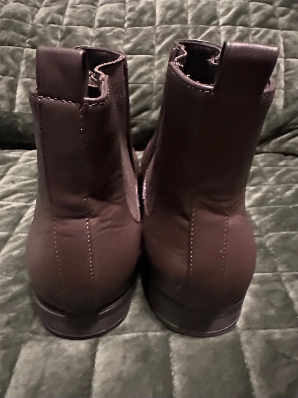 Calvin Klein Brown Leather Chelsea Chukka Boots
